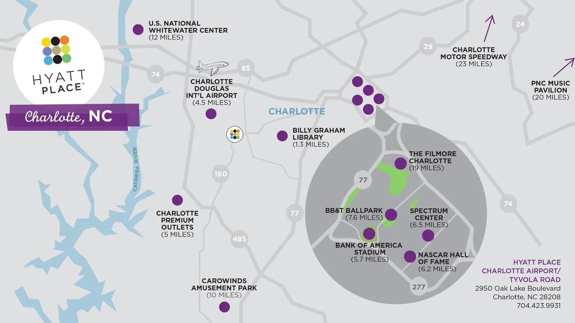 Hyatt Place Charlotte Airport Billy Graham Parkway Hotel